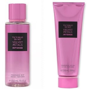 ❄️Victoria's Secret Velvet Petals Intense Fragrance Mist and Lotion Set